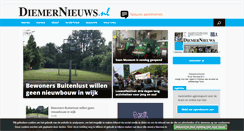 Desktop Screenshot of diemernieuws.nl